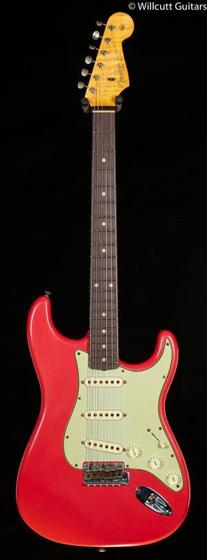 Fender Custom Shop Willcutt True '62 Stratocaster Journeyman Relic Fiesta Red '57 V (930)
