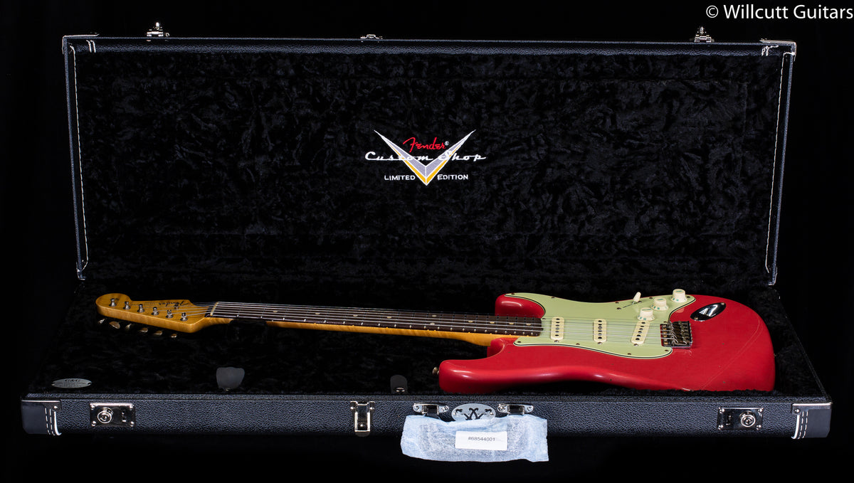 Fender Custom Shop Willcutt True '62 Stratocaster Journeyman Relic Fiesta Red '57 V (930)
