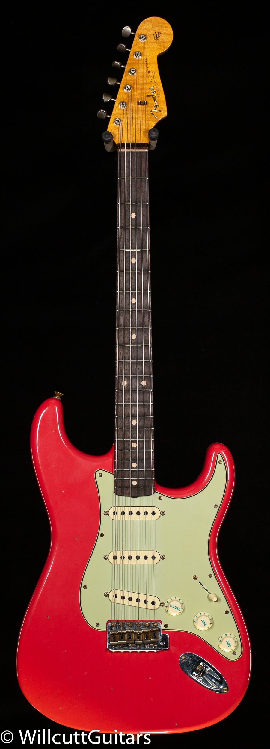 Fender Custom Shop Willcutt True '62 Stratocaster Journeyman Relic Fiesta Red '57 V (979)