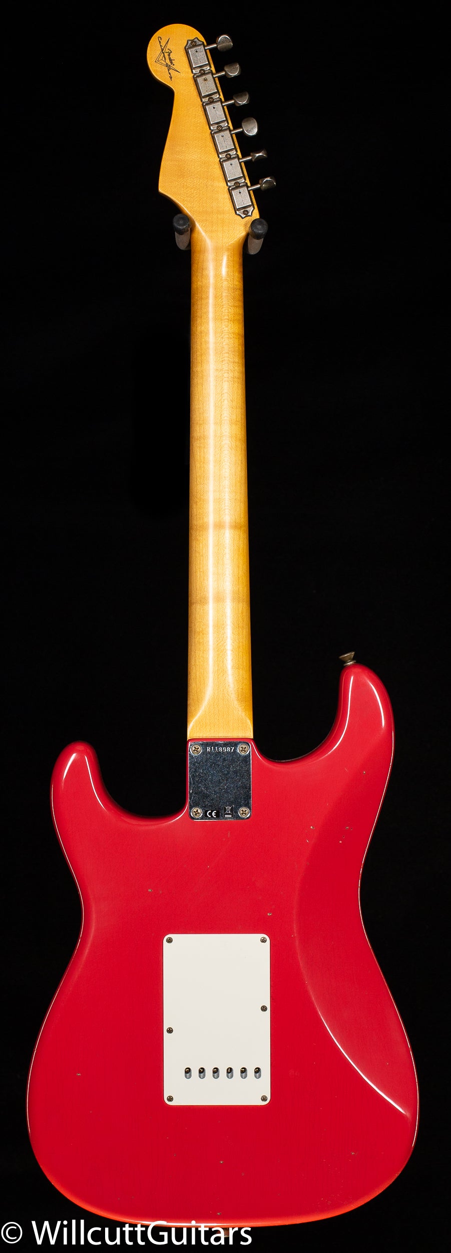 Fender Custom Shop Willcutt True &#39;62 Stratocaster Journeyman Relic Fiesta Red Large C (987)