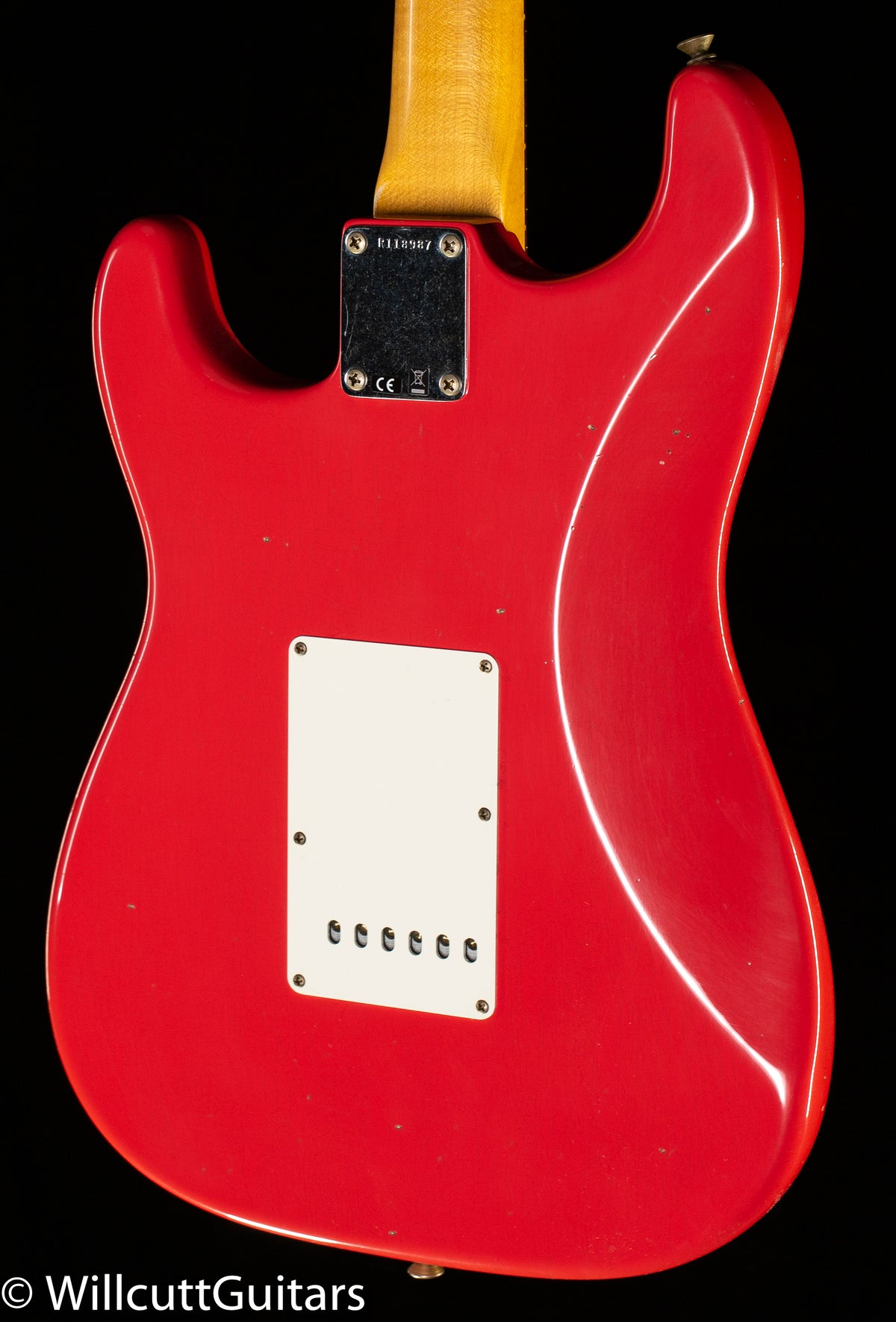 Fender Custom Shop Willcutt True &#39;62 Stratocaster Journeyman Relic Fiesta Red Large C (987)