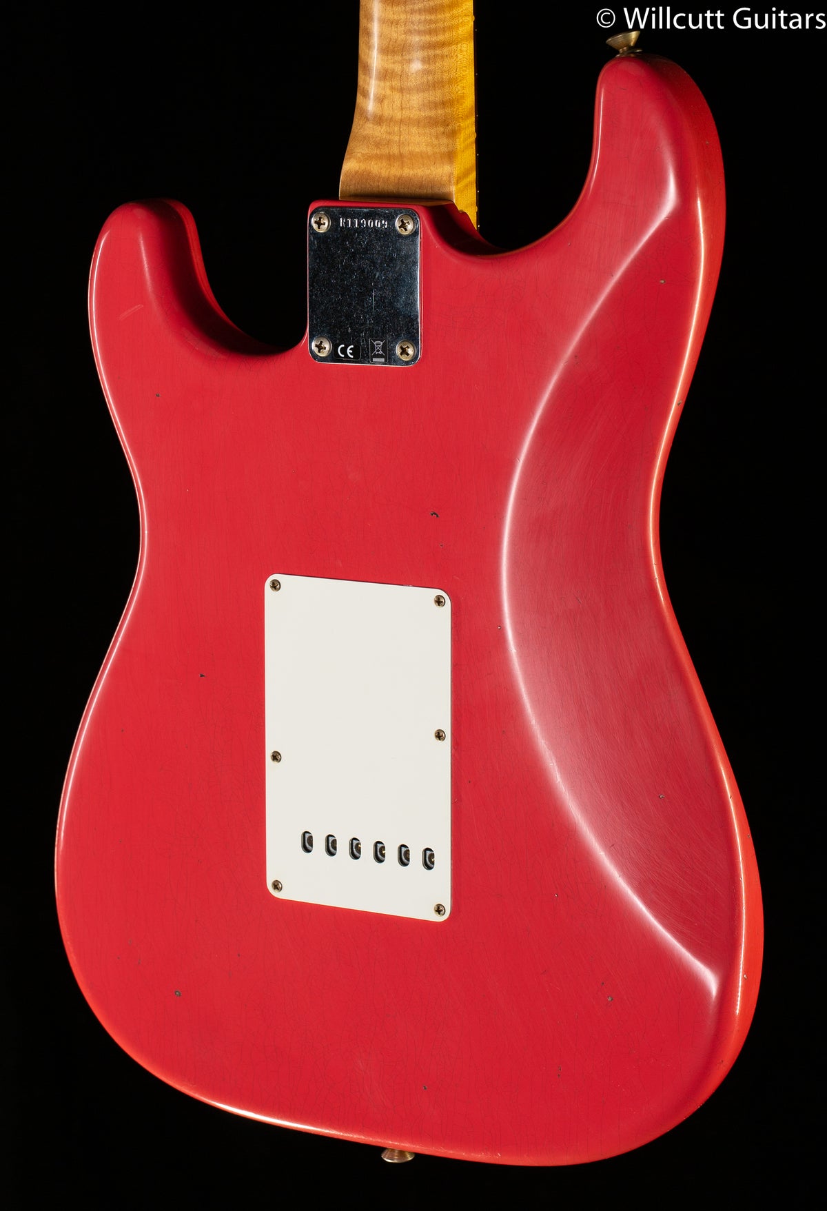 Fender Custom Shop Willcutt True &#39;62 Stratocaster Journeyman Relic Fiesta Red &#39;57 V (009)