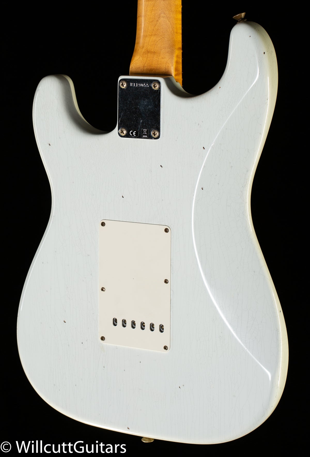 Fender Custom Shop Willcutt True '62 Stratocaster Journeyman Relic Olympic White Large C (055)