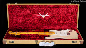 Fender Custom Shop Vintage Custom '55 Hardtail Strat Time Capsule Package, Maple Neck, Aged White Blonde (112)