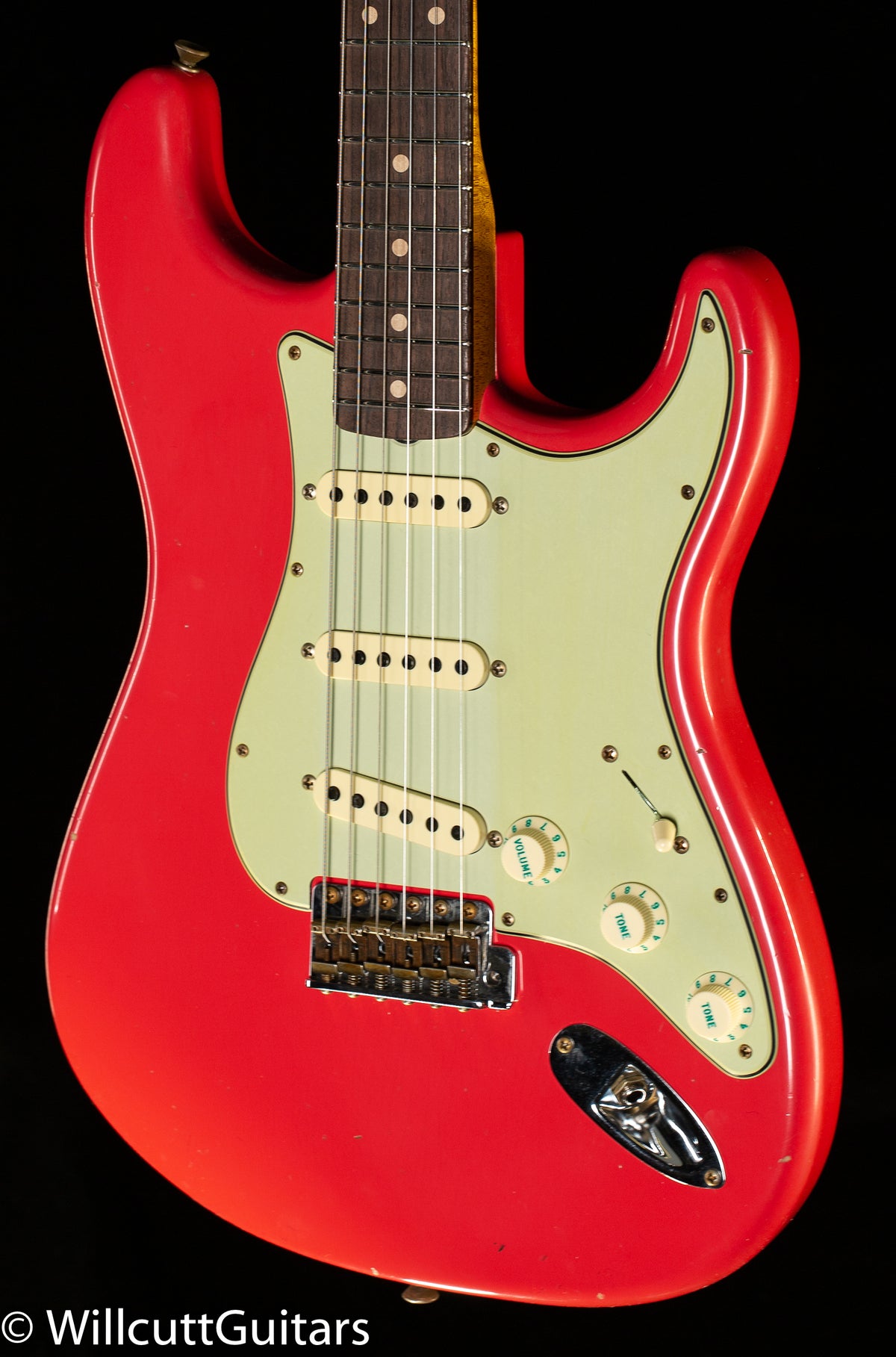 Fender Custom Shop Willcutt True '62 Stratocaster Journeyman Relic Fiesta Red Large C (169)