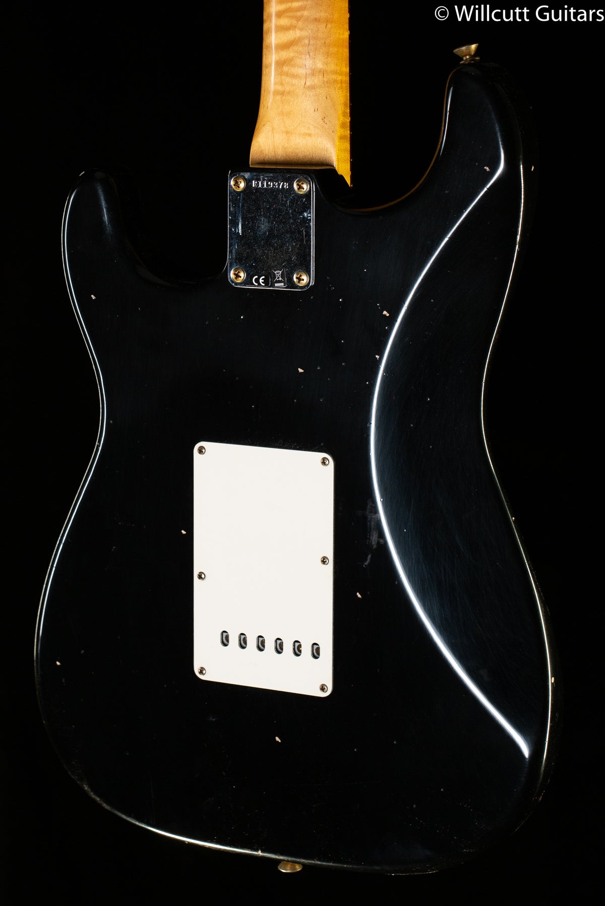 Fender Custom Shop Willcutt True '62 Stratocaster Journeyman Relic Black Large C (378)