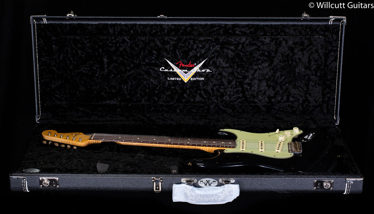 Fender Custom Shop Willcutt True '62 Stratocaster Journeyman Relic Black Large C (378)
