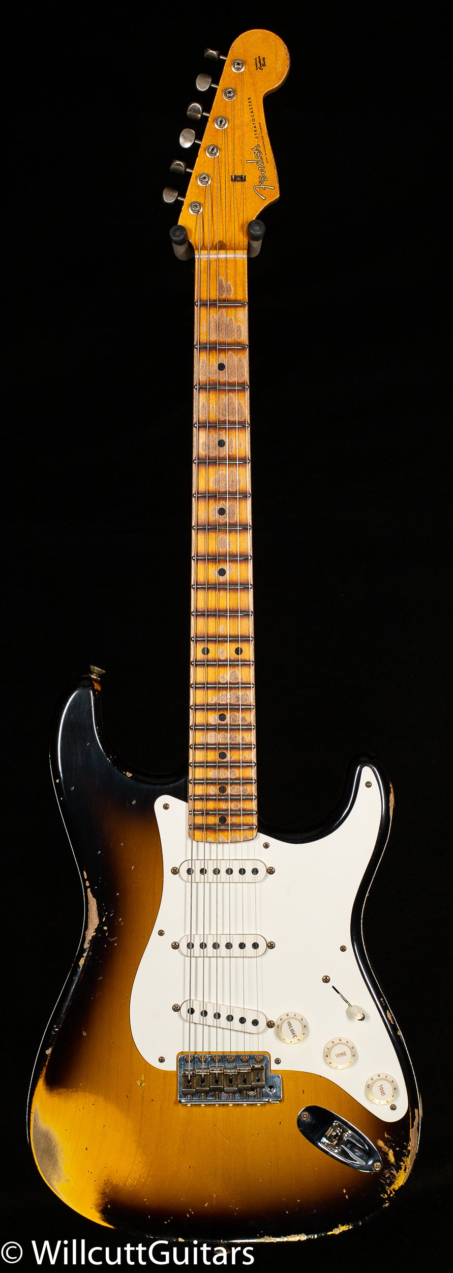 vinden er stærk synd gentagelse Fender Custom Shop 1957 Stratocaster Heavy Relic 2-Tone Sunburst (635) -  Willcutt Guitars