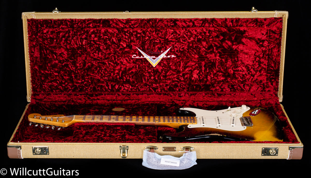 Fender Custom Shop 1957 Stratocaster Heavy Relic 2-Tone Sunburst (635)