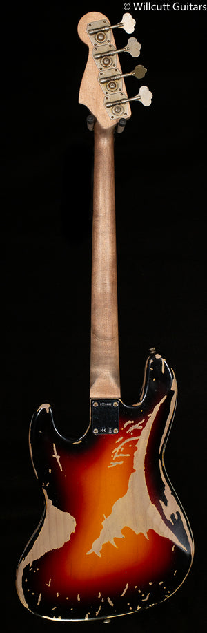 Fender Custom Shop Jaco Pastorius Tribute Fretless Jazz Bass, Rosewood Fingerboard, 3-Color Sunburst (682)
