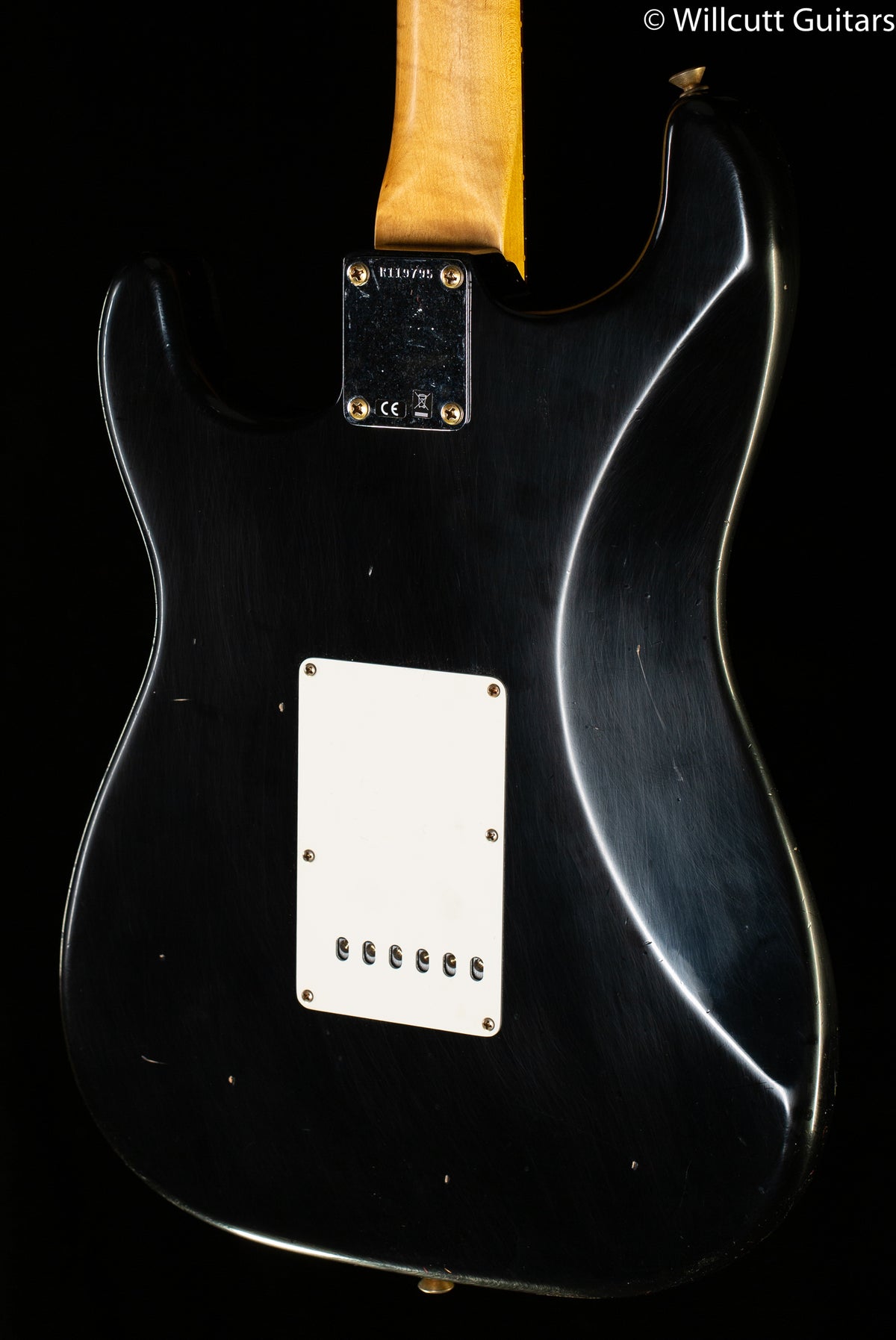 Fender Custom Shop Willcutt True &#39;62 Stratocaster Journeyman Relic Black 57 V (795)