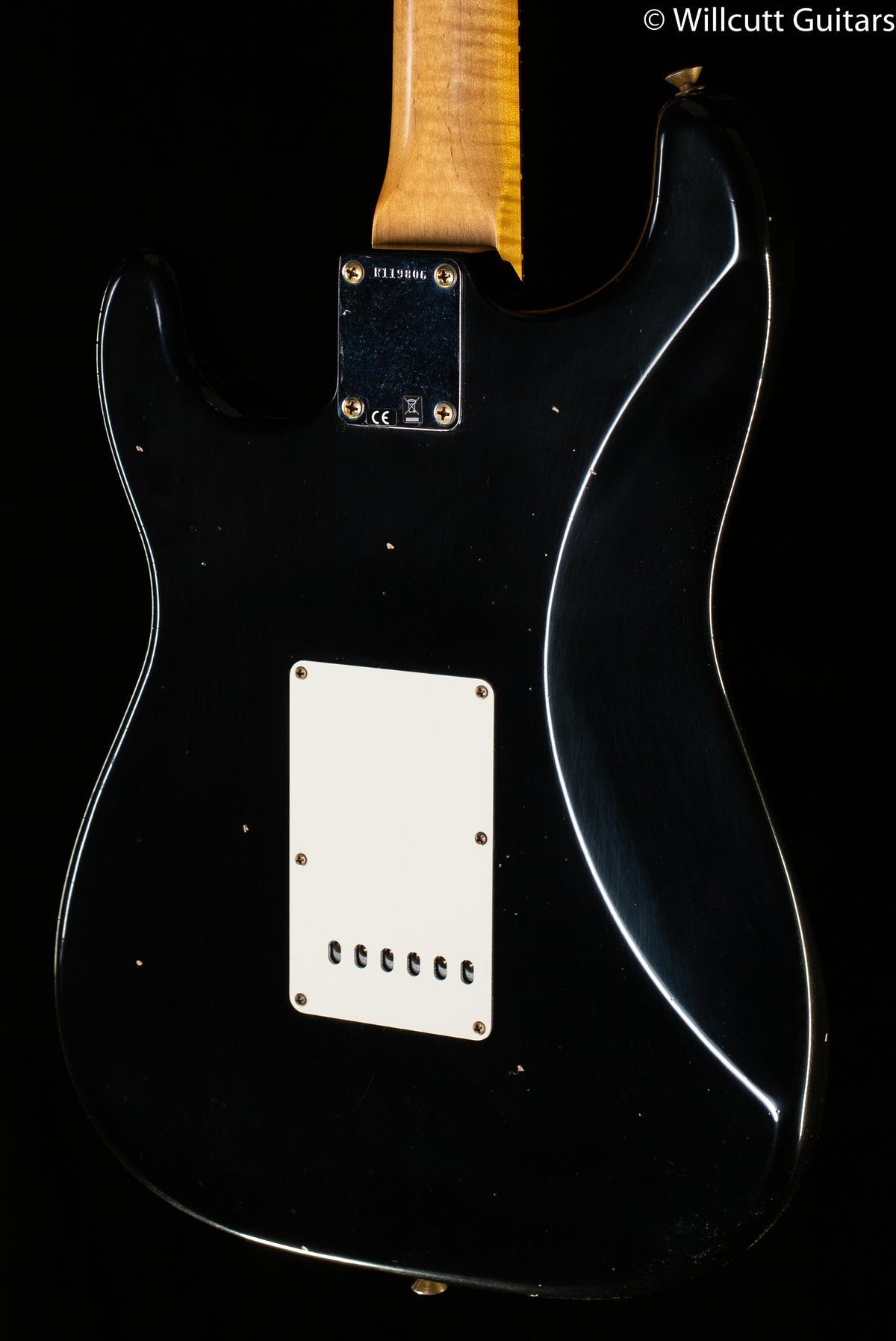 Fender Custom Shop Willcutt True '62 Stratocaster Journeyman Relic Black Large C (806)
