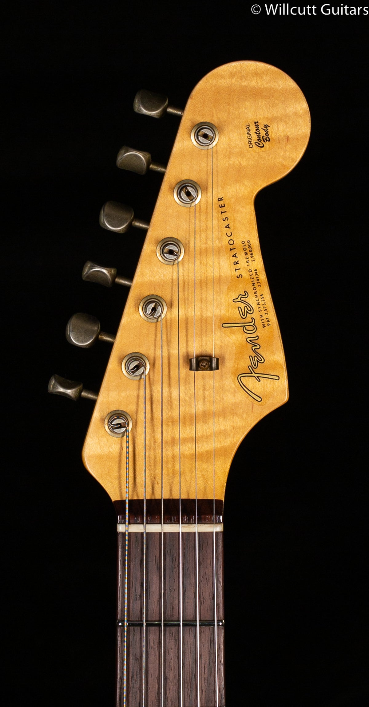 Fender Custom Shop Willcutt True '62 Stratocaster Journeyman Relic Black 57 V  (837)