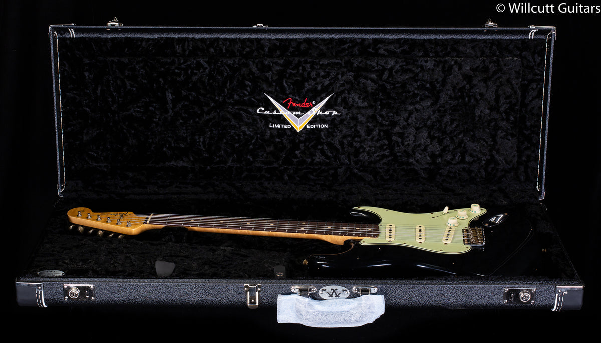 Fender Custom Shop Willcutt True '62 Stratocaster Journeyman Relic Black 57 V  (837)