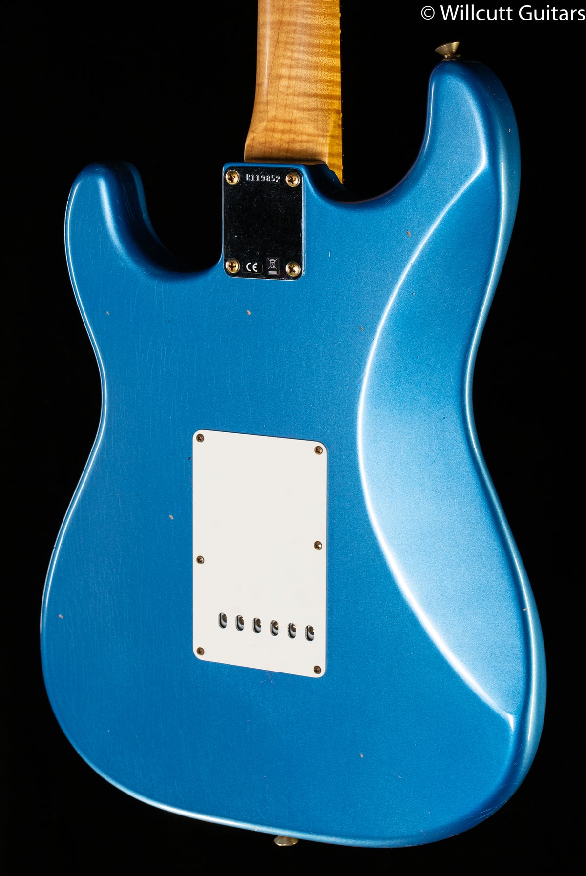Fender Custom Shop Willcutt True &#39;62 Stratocaster Journeyman Relic Lake Placid Blue Large C (852)
