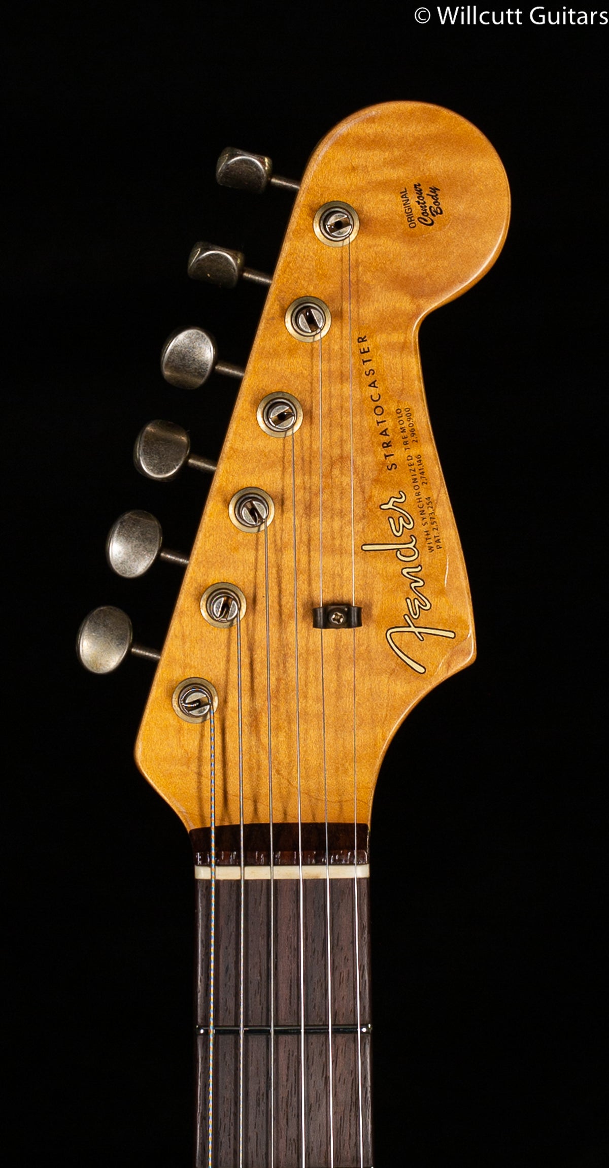 Fender Custom Shop Willcutt True &#39;62 Stratocaster Journeyman Relic Lake Placid Blue Large C (852)