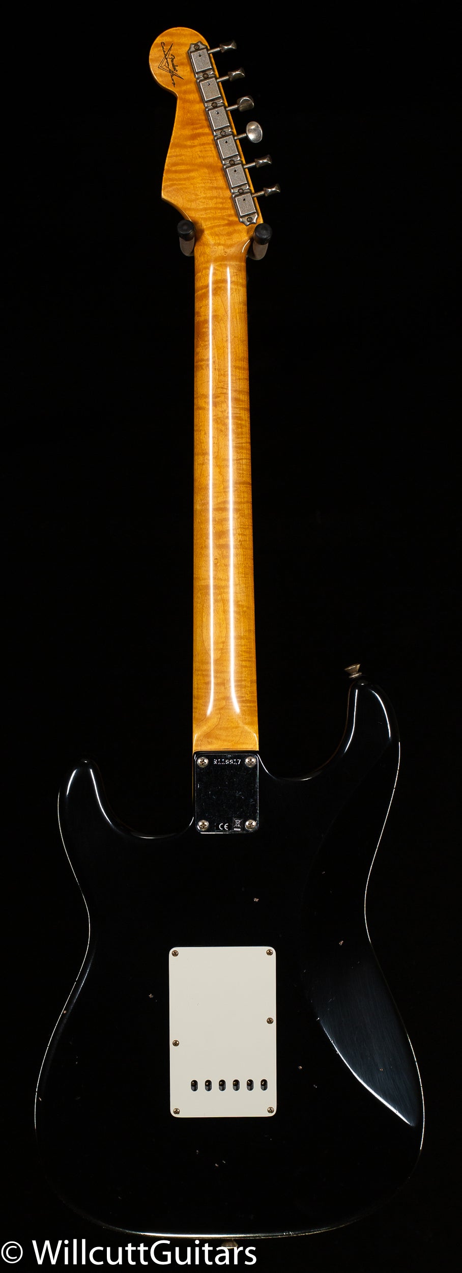 Fender Custom Shop Willcutt True '62 Stratocaster Journeyman Relic Black 60s Oval C (917)