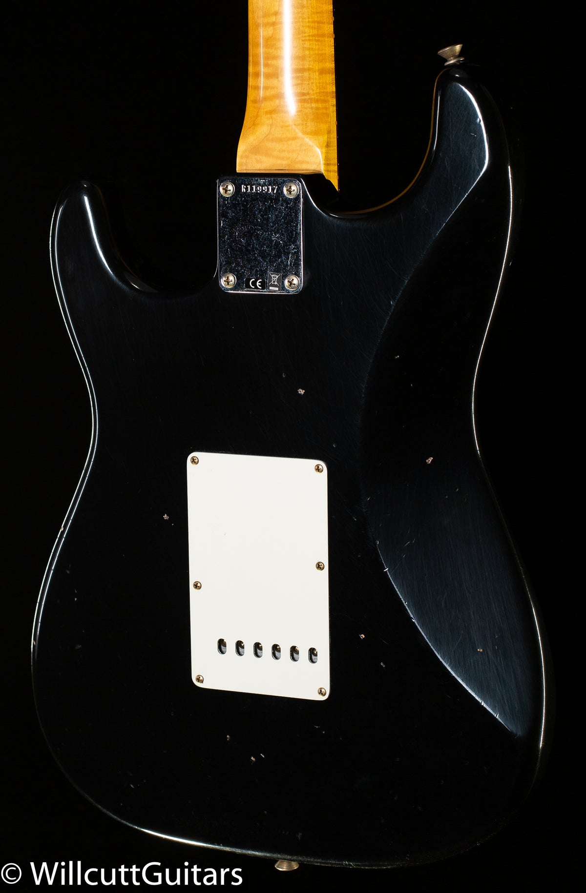 Fender Custom Shop Willcutt True '62 Stratocaster Journeyman Relic Black 60s Oval C (917)