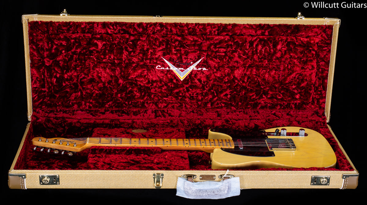 Fender Custom Shop 4/54 Blackguard Tele Blonde Willcutt Limited Nocaster "U"  (070)