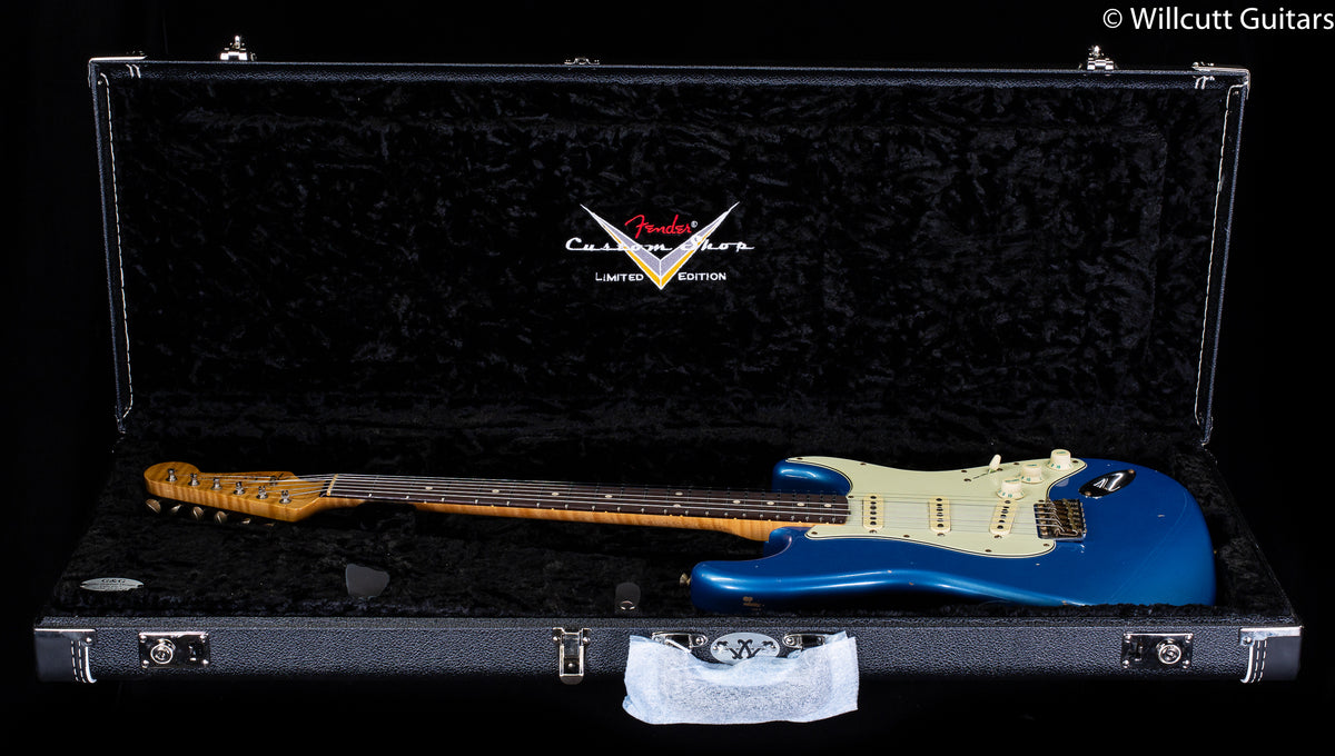 Fender Custom Shop Willcutt True '62 Stratocaster Journeyman Relic Lake Placid Blue 59 C (088)