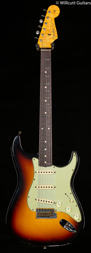 Fender Custom Shop Willcutt True '62 Stratocaster Journeyman Relic 3-Tone Sunburst Josephina Handwound 57 Soft V (240)