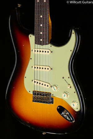 Fender Custom Shop Willcutt True '62 Stratocaster Journeyman Relic 3-Tone Sunburst Josephina Handwound 57 Soft V (240)