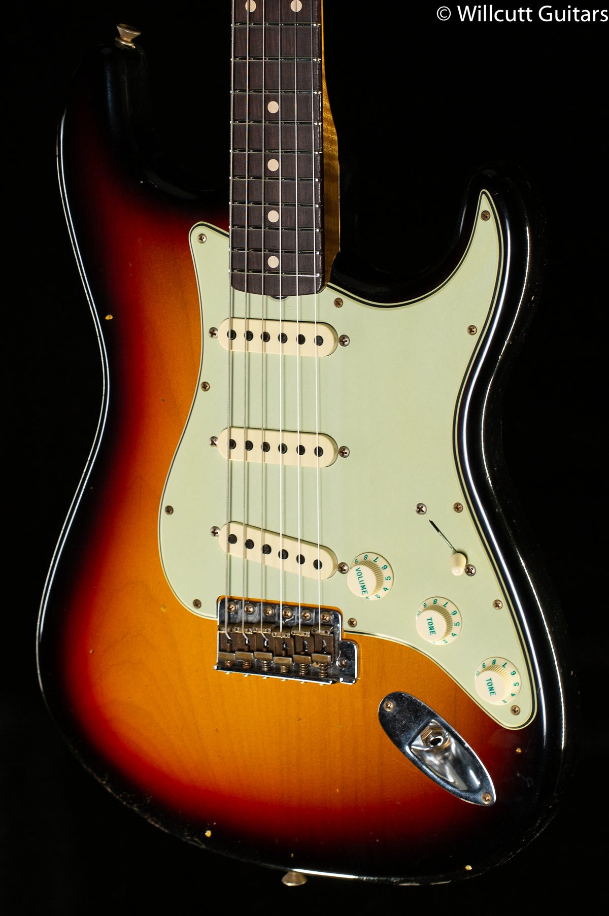 Fender Custom Shop Willcutt True &#39;62 Stratocaster Journeyman Relic 3-Tone Sunburst 60s Oval C