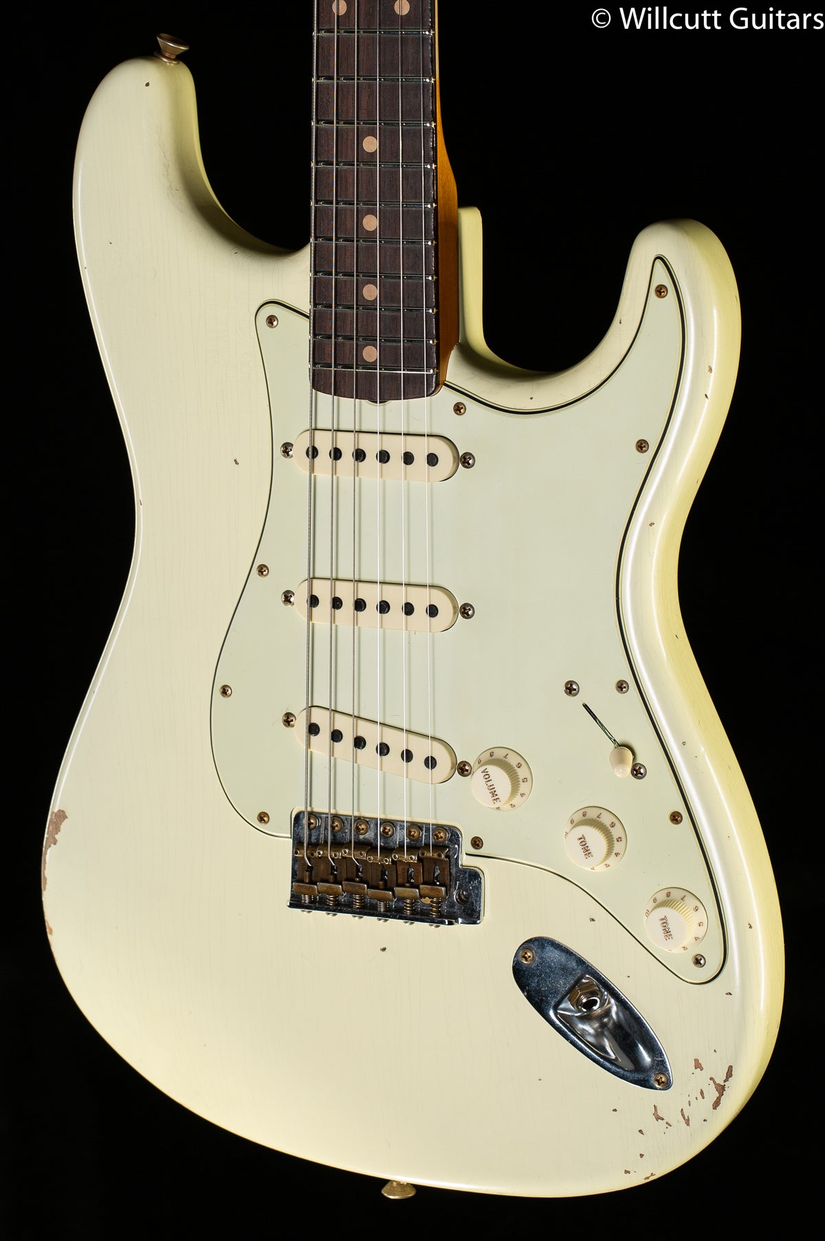 Fender Custom Shop &quot;The 63&quot; 1963 Stratocaster Relic Vintage White Large C