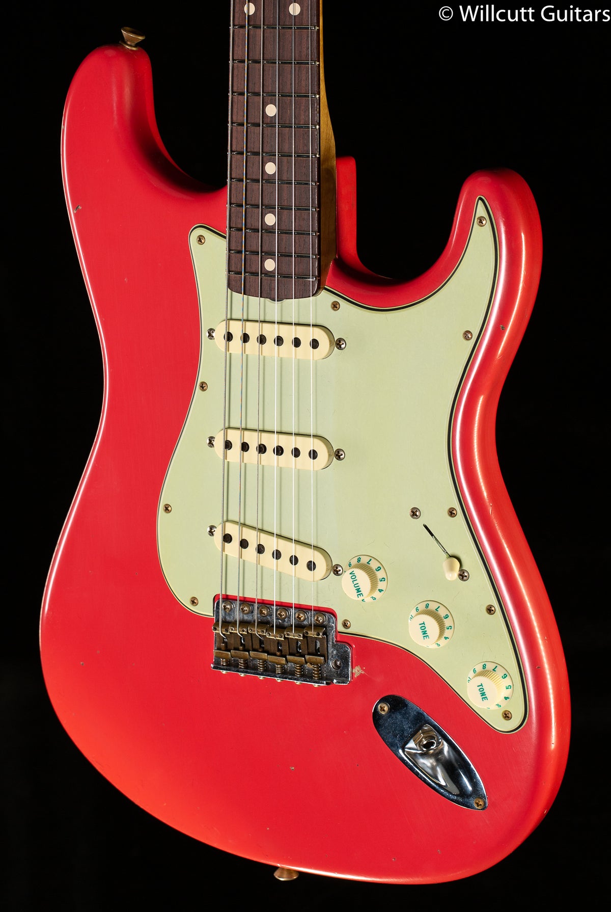 Fender Custom Shop Willcutt True &#39;62 Stratocaster Journeyman Relic Fiesta Red &#39;59 C