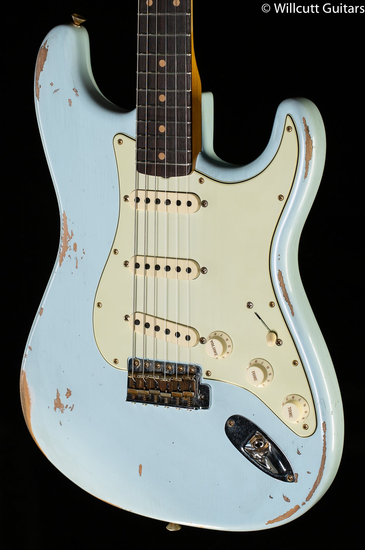 Fender Custom Shop &quot;The 63&quot; 1963 Stratocaster Relic Sonic Blue Large C