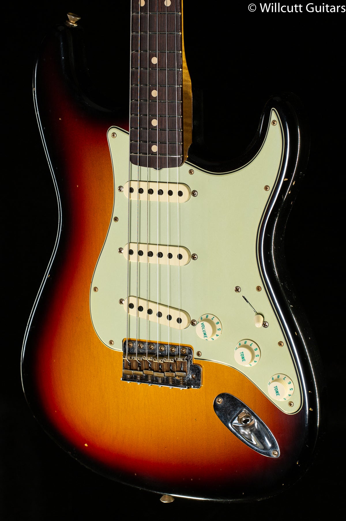 Fender Custom Shop Willcutt True &#39;62 Stratocaster Journeyman Relic 3-Tone Sunburst 60s Oval C