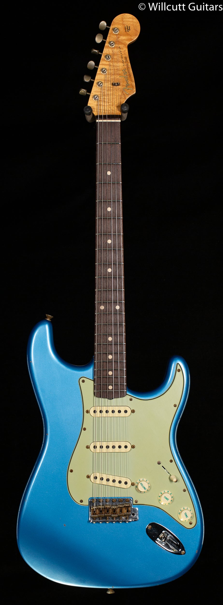 Fender Custom Shop Willcutt True '62 Stratocaster Journeyman Relic Lake Placid Blue 60s Oval C(673)