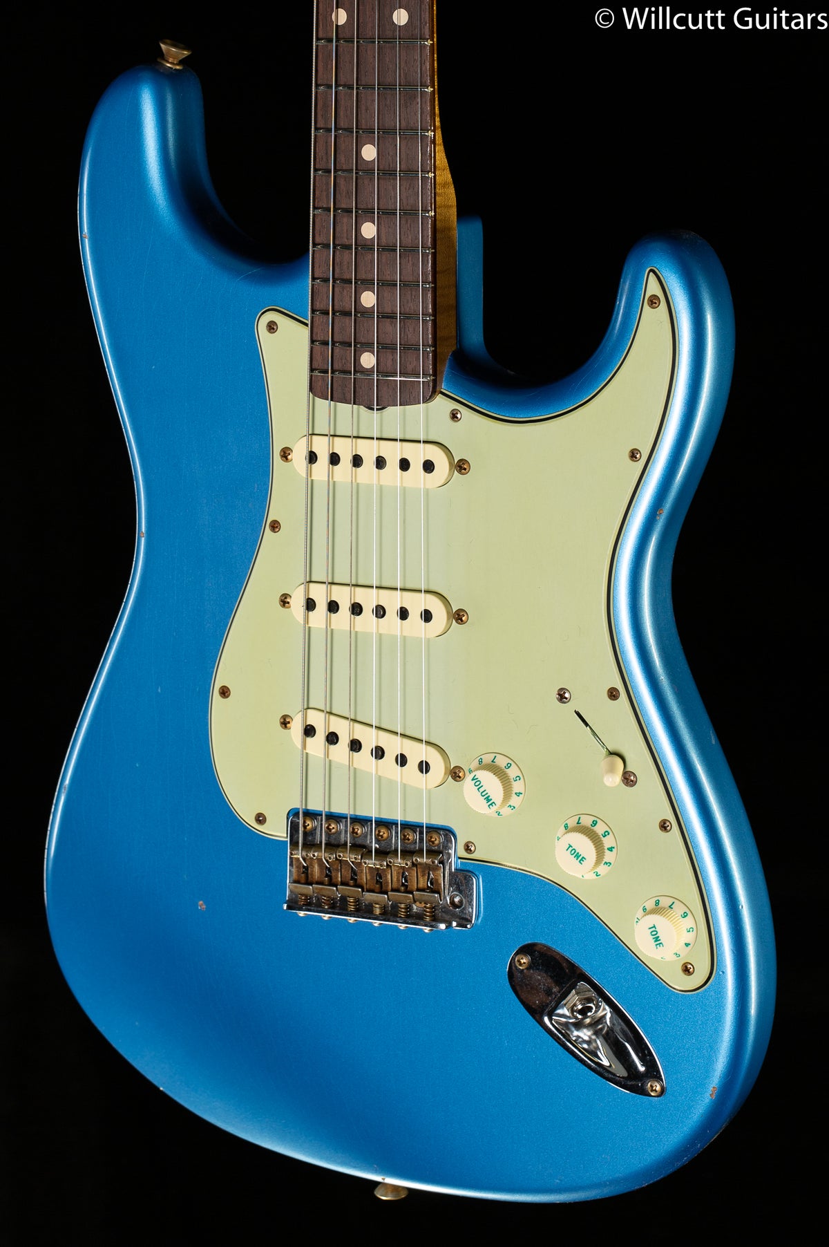 Fender Custom Shop Willcutt True '62 Stratocaster Journeyman Relic Lake Placid Blue 60s Oval C(673)