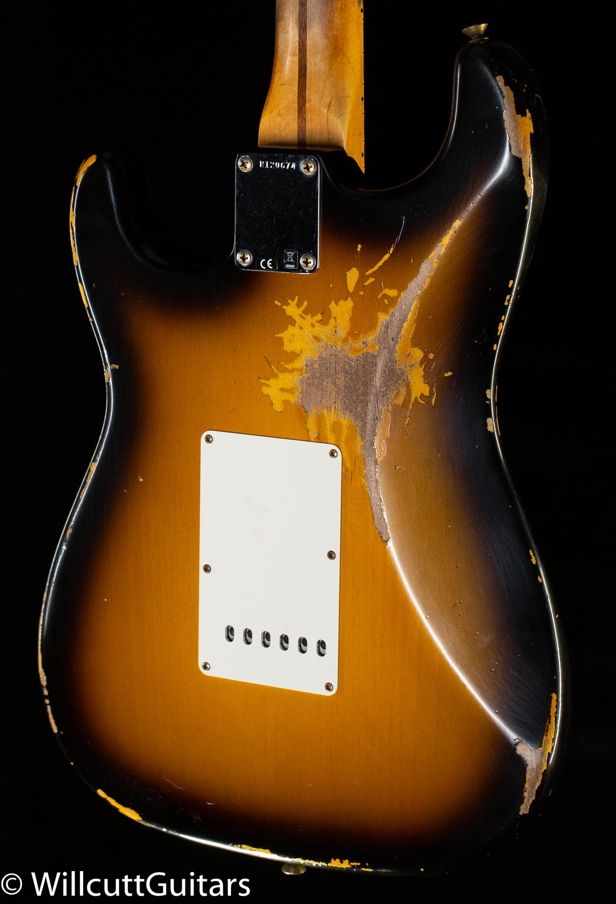 Fender Custom Shop 1955 Stratocaster Heavy Relic 2-Tone Sunburst (674)