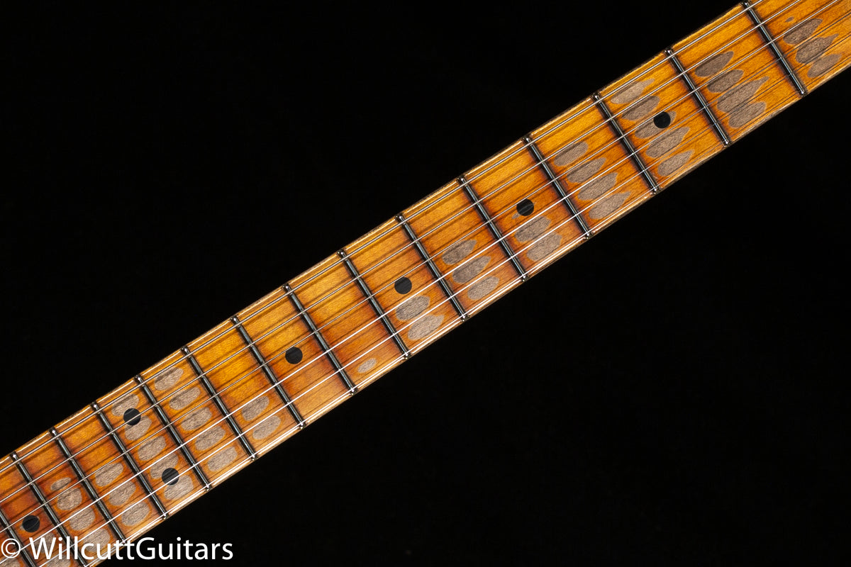 Fender Custom Shop 1955 Stratocaster Heavy Relic 2-Tone Sunburst (674)