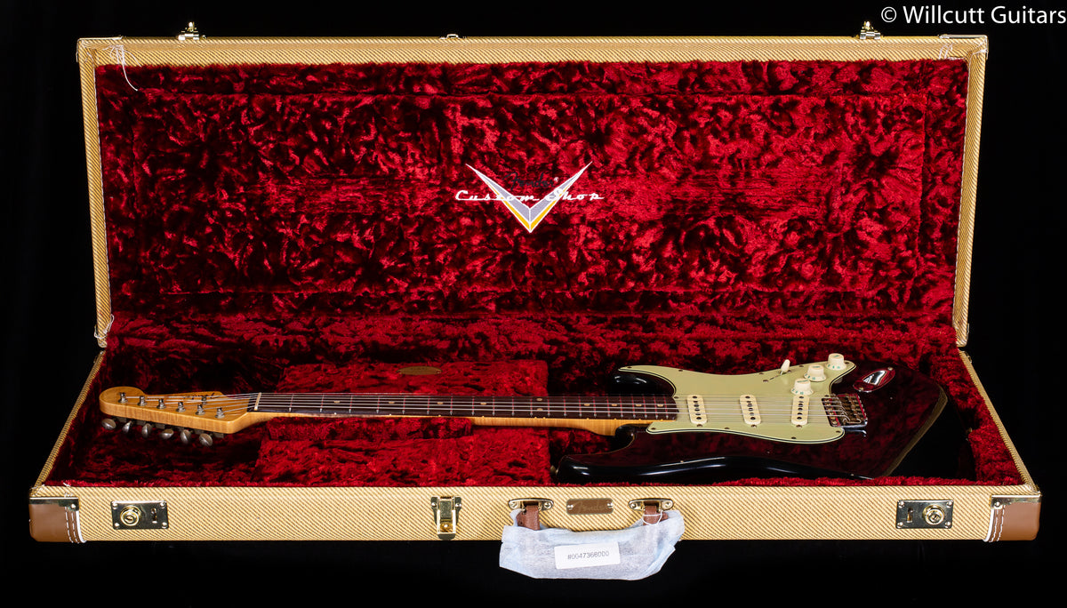 Fender Custom Shop Willcutt True '62 Stratocaster Journeyman Relic Black Large C (682)