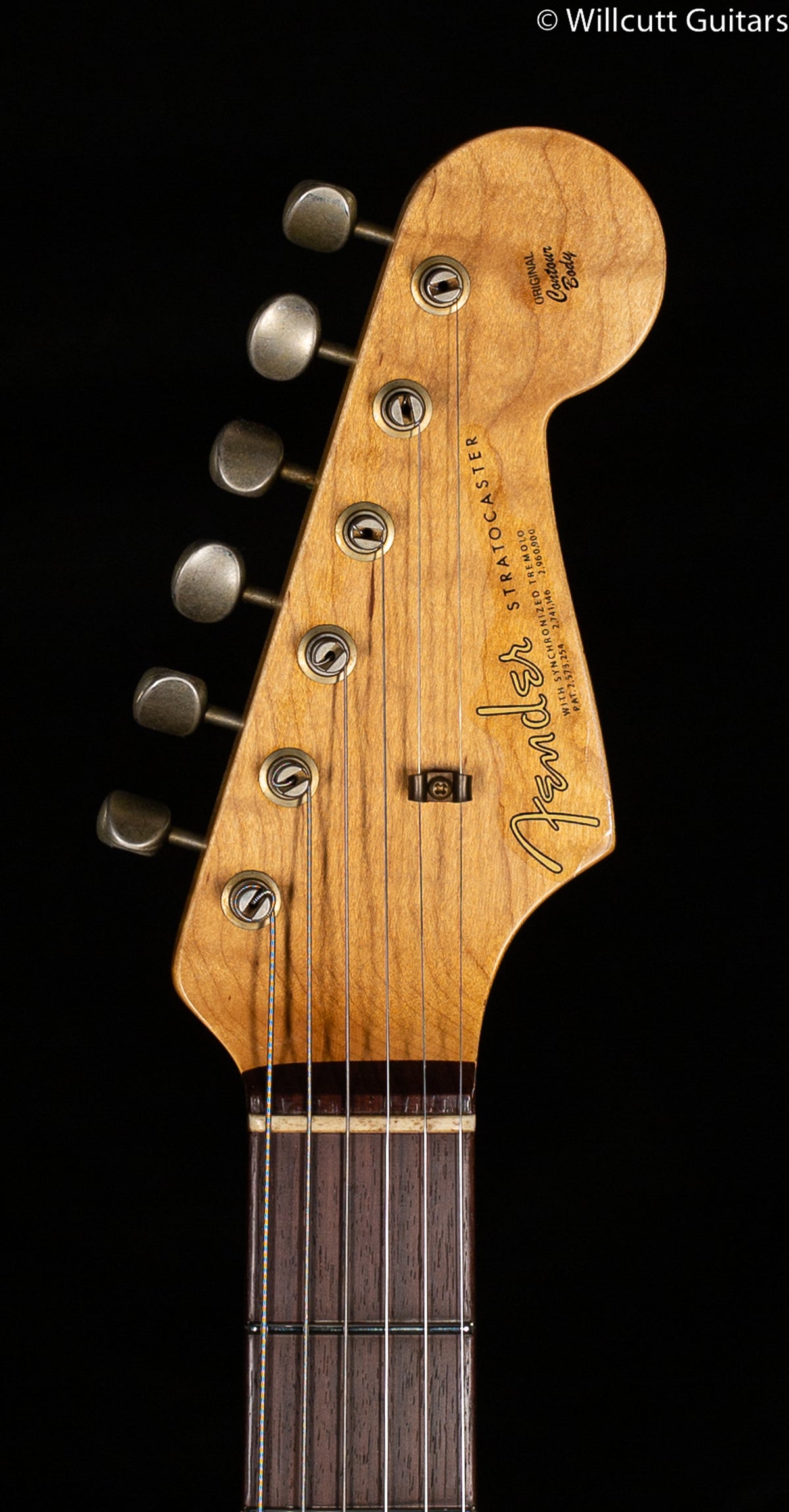 Fender Custom Shop Willcutt True '62 Stratocaster Journeyman Relic Black Large C (778)