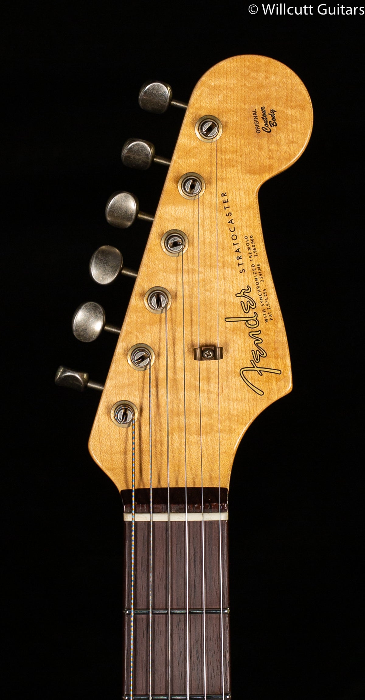 Fender Custom Shop Willcutt True '62 Stratocaster Journeyman Relic Black 60s C (823)