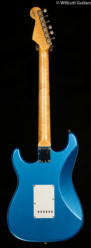 Fender Custom Shop Willcutt True '62 Stratocaster Journeyman Relic Lake Placid Blue 60s Oval C (832)