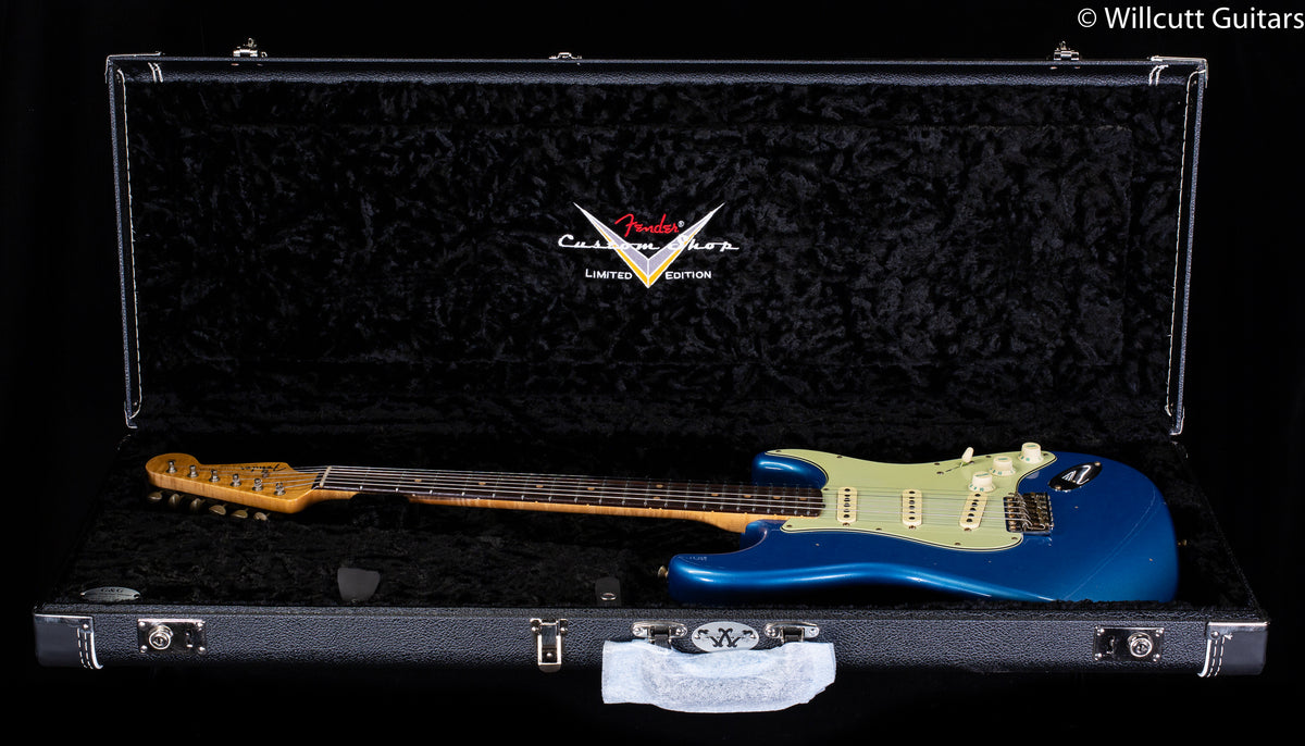 Fender Custom Shop Willcutt True '62 Stratocaster Journeyman Relic Lake Placid Blue 60s Oval C (832)