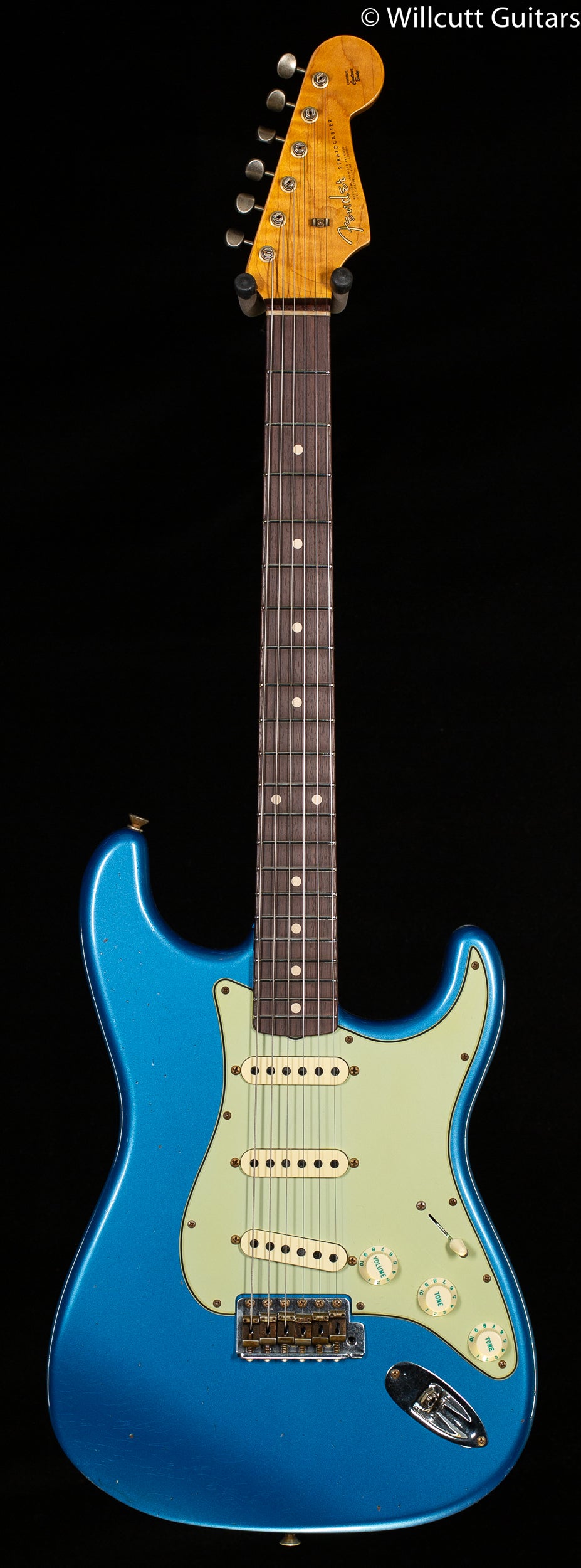 Fender Custom Shop Willcutt True '62 Stratocaster Journeyman Relic Lake Placid Blue Large C (837)