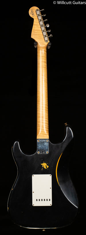 Fender Custom Shop Willcutt True '62 Stratocaster Journeyman Relic Black over 3TS '59 C