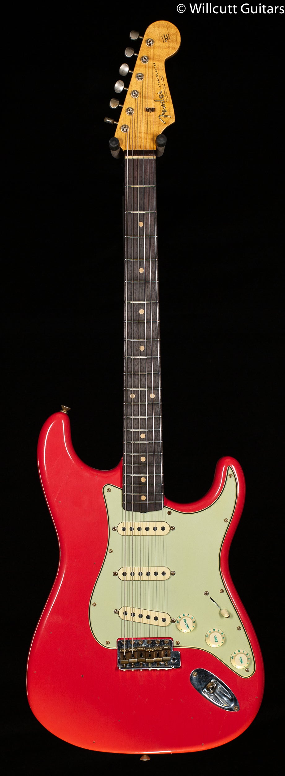Fender Custom Shop Willcutt True &#39;62 Stratocaster Journeyman Relic Fiesta Red 60s Oval C