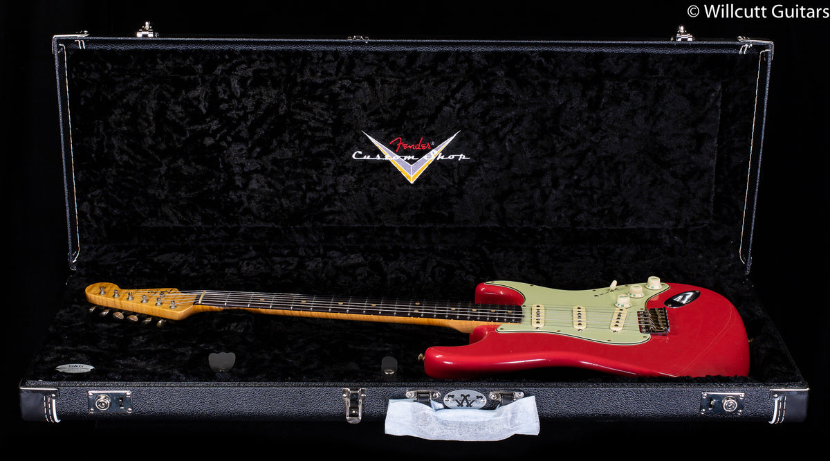 Fender Custom Shop Willcutt True &#39;62 Stratocaster Journeyman Relic Fiesta Red 60s Oval C