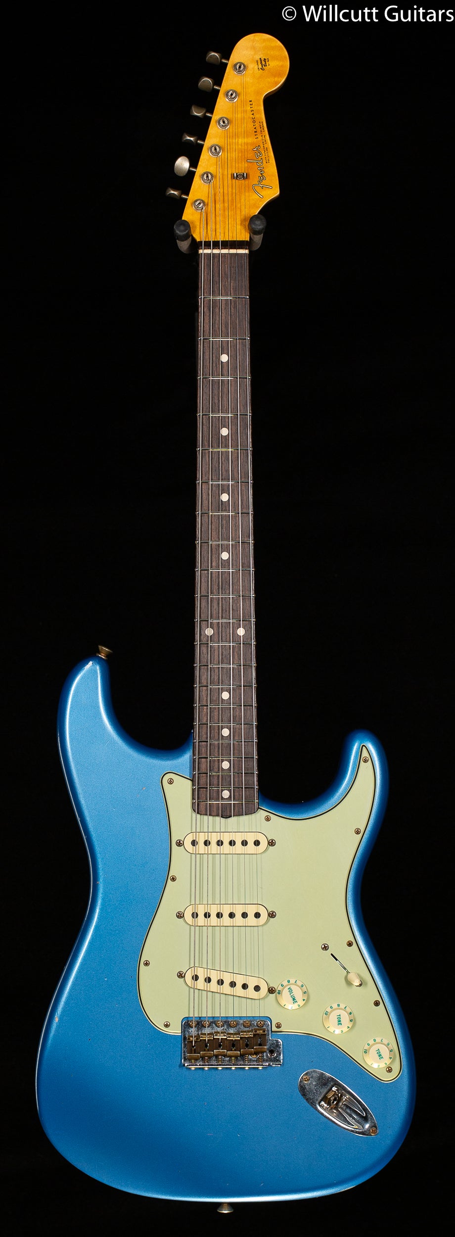 Fender Custom Shop Willcutt True &#39;62 Stratocaster Journeyman Relic Lake Placid Blue Large C