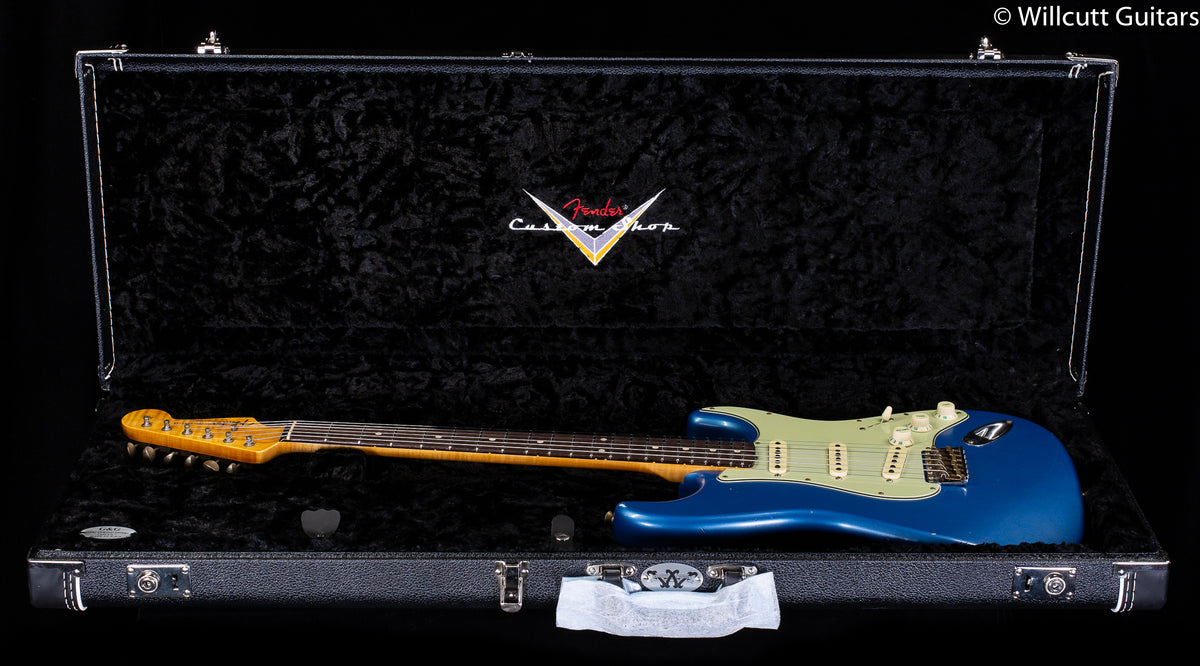 Fender Custom Shop Willcutt True &#39;62 Stratocaster Journeyman Relic Lake Placid Blue Large C
