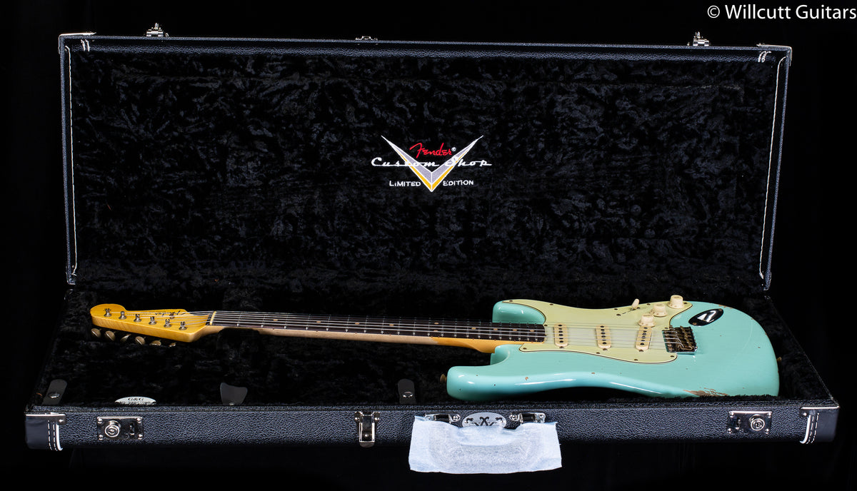 Fender Custom Shop &quot;The 63&quot; 1963 Stratocaster Relic Surf Green 65 C (923)