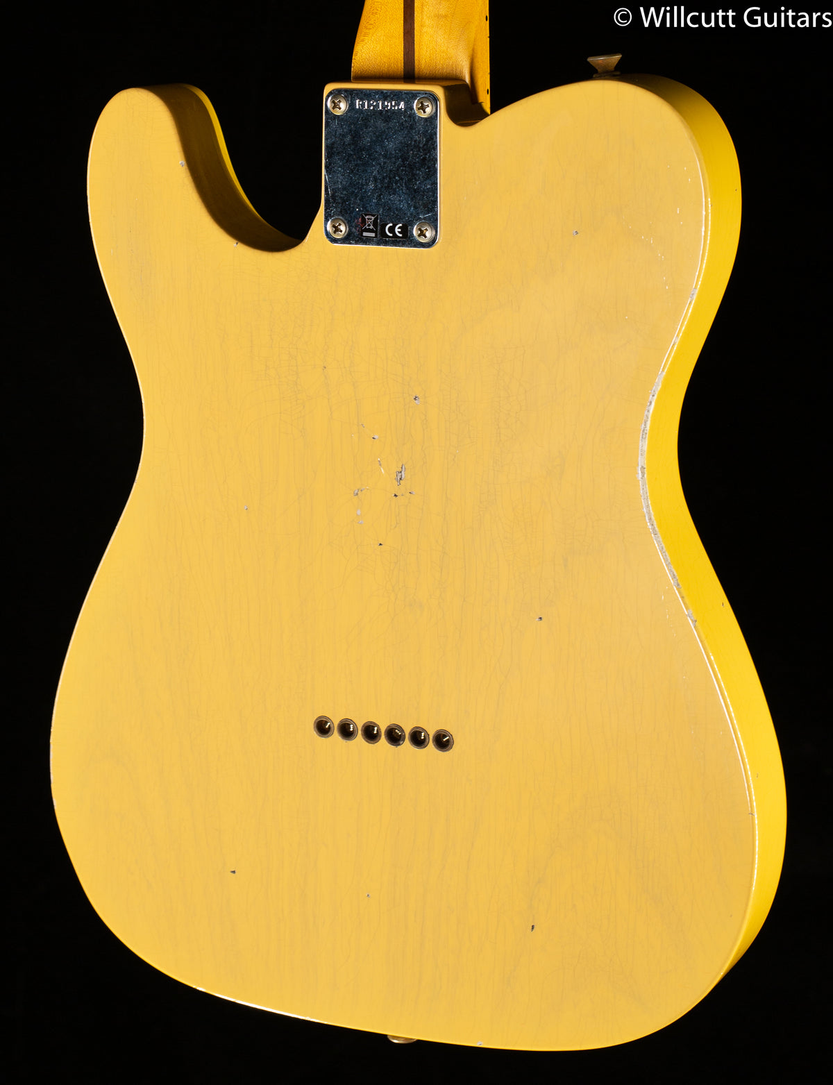 Fender Custom Shop 4/54 Blackguard Tele Blonde Willcutt Limited Original Neck Carve