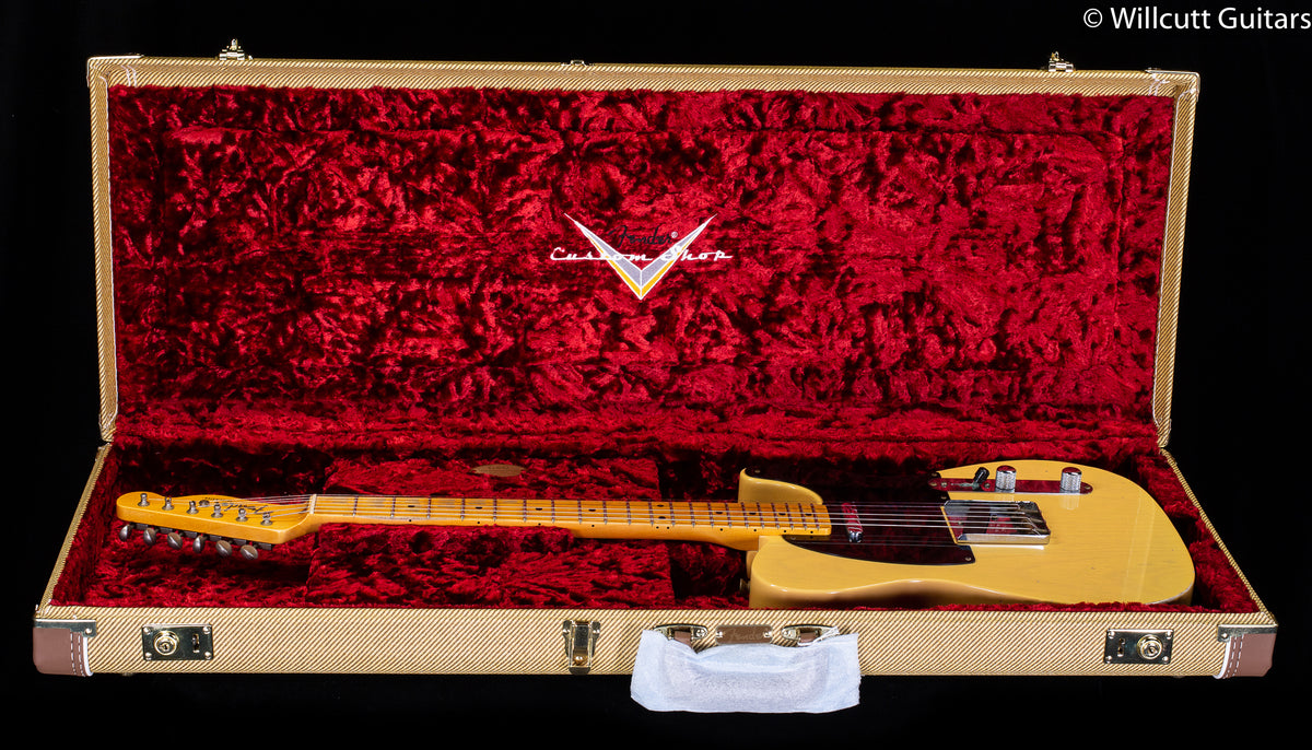 Fender Custom Shop 4/54 Blackguard Tele Blonde Willcutt Limited Original Neck Carve