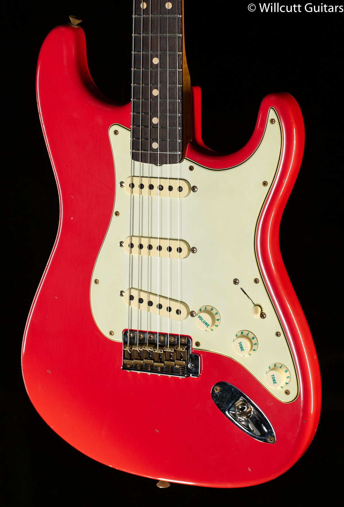 Fender Custom Shop Willcutt True &#39;62 Stratocaster Journeyman Relic Fiesta Red &#39;59 C